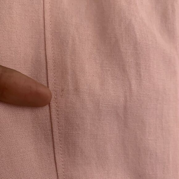 Ann Taylor Loft Dress Size 0 Lined Pink Sleeveless Invisible Zipper - Picture 11 of 15